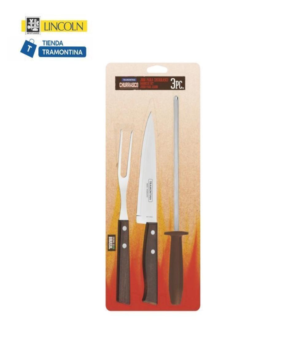 JUEGO PARA ASADO Tramontina 3 piezas 055